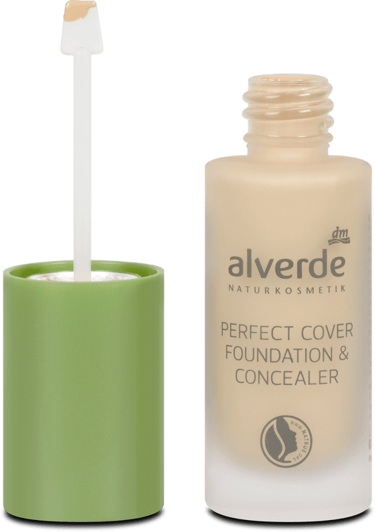 alverde NATURKOSMETIK makeup & concealer Perfect 20 Almond, 20 ml