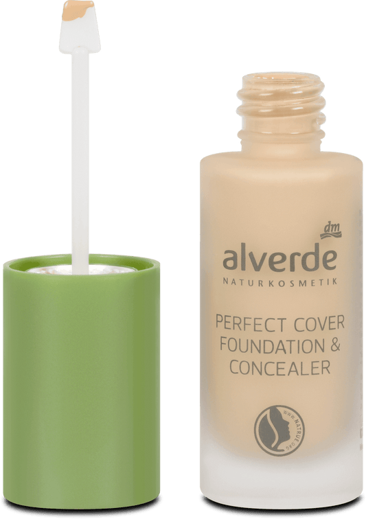alverde NATURKOSMETIK make-up & concealer Perfect 40 Caramel, 20 ml
