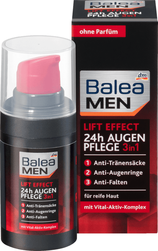 Balea MEN Lift Effect eye cream 24h, 15 ml