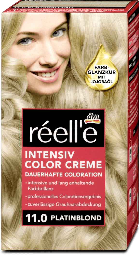 réell'e Intensiv Color Creme 11.0 platinum blond, 115 ml