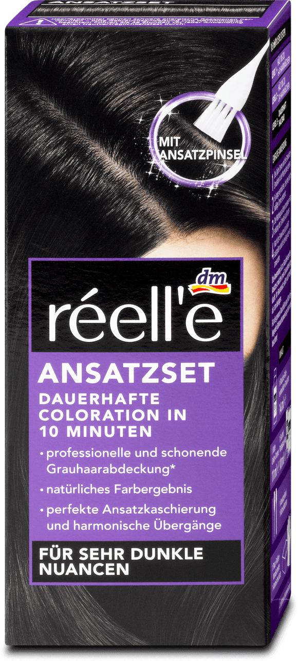 réell'e hair color set for very dark shades 4.0, 35 ml