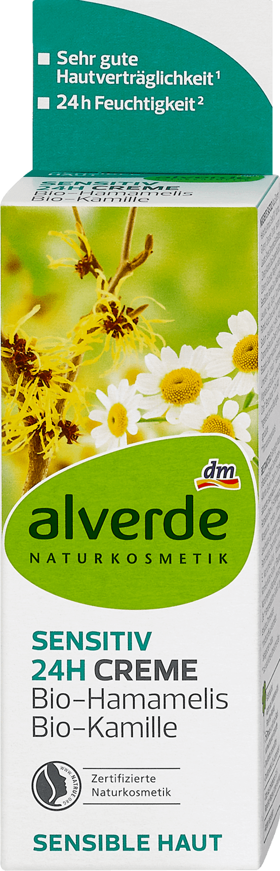 alverde NATURKOSMETIK Sensitive Day Cream, 50 ml