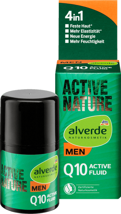 alverde NATURKOSMETIK MEN Facial Fluid Active 4in1, 50 ml
