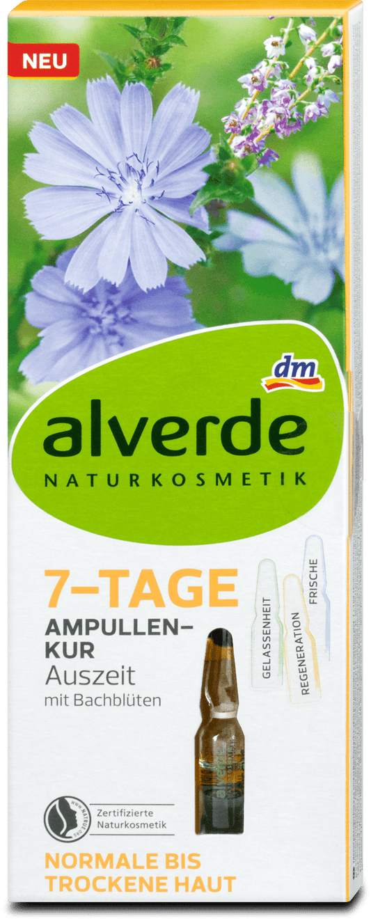 alverde NATURKOSMETIK weekly skin treatment, 7 ml