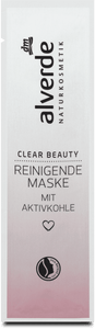 alverde NATURKOSMETIK Clear Beauty facial mask with activated carbon, 10 ml