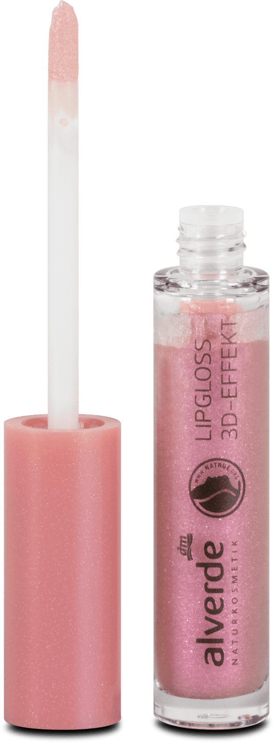 alverde NATURKOSMETIK lip gloss with 3D effect 02, 5 ml