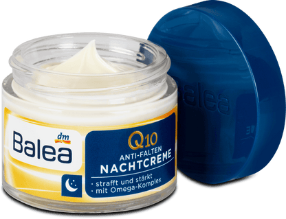 Balea Q10 Night Wrinkle Facial Cream, 50 ml