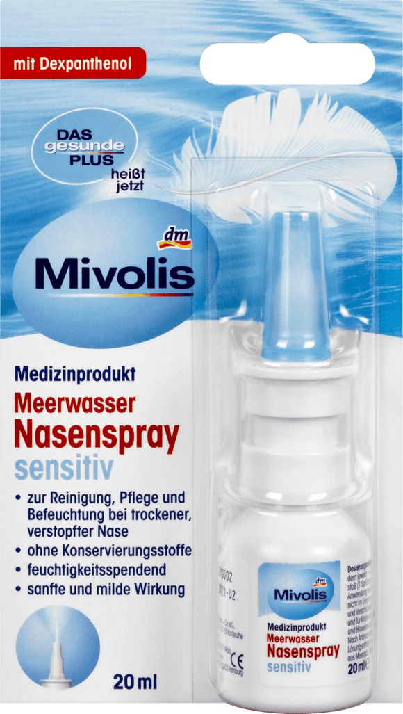 Mivolis Sensitive Nasal Sea Spray, 20 ml