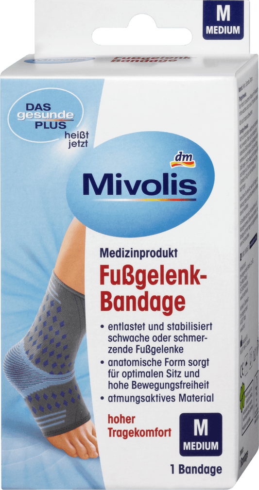 Mivolis ankle bandage size M, 1 pc