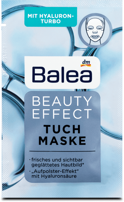 Balea Beauty Effect textile face mask, 20 g