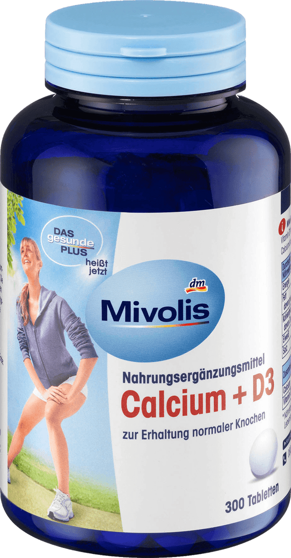 Mivolis calcium + D3, 300 tablets