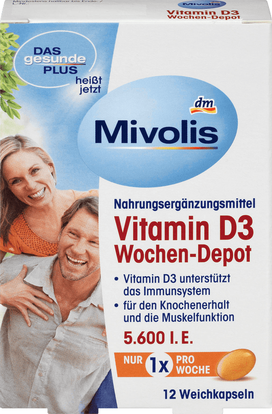 Mivolis vitamin D3 , 12 capsules