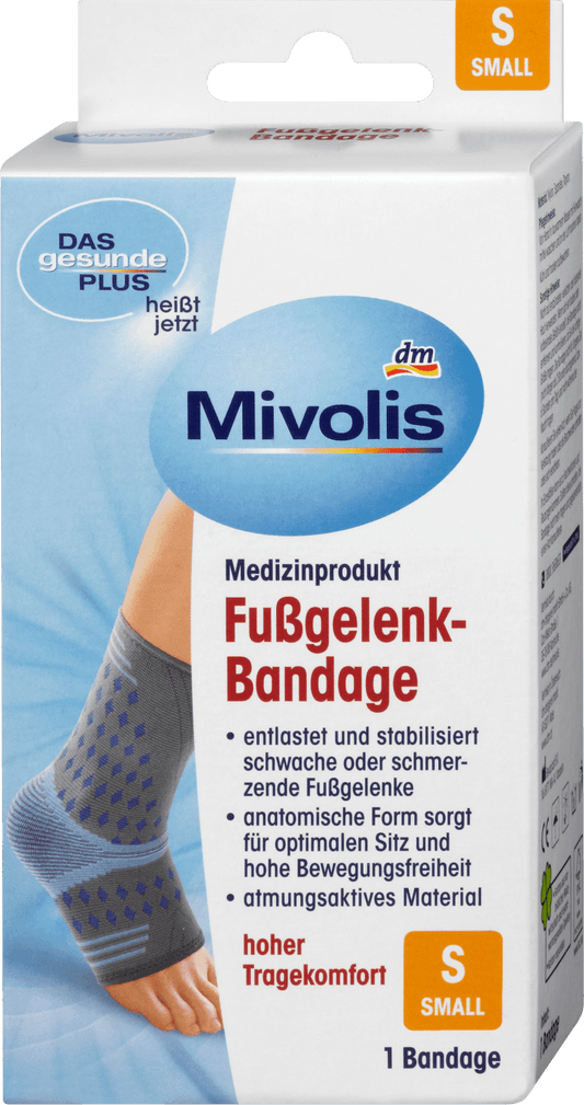 Mivolis ankle bandage size S, 1 pc