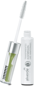 alverde NATURKOSMETIK transparent eyelash and eyebrow gel, 7 ml