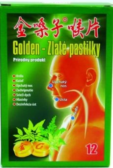 Golden lozenges 12 pcs