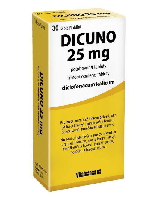 DICUNO 25MG - 30 tablets