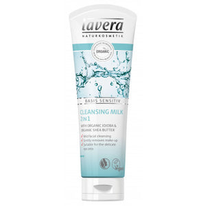 Lavera Basis Sensitive cleansing lotion 2-in-1 125 ml - mydrxm.com
