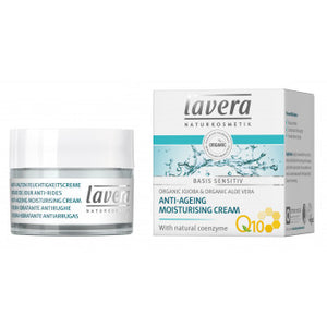 Lavera Basis Sensitive Moisturizing Cream Q10 50 ml - mydrxm.com