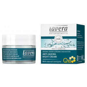 Lavera Basis Sensitive Night Cream Q10 50 ml - mydrxm.com