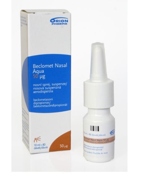 BECLOMET NASAL AQUA 50 mcg, Nasal Spray, 23 ml