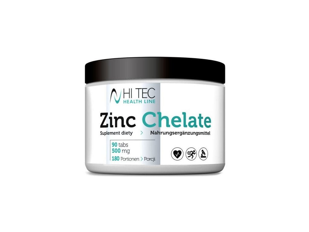 HiTec Nutrition Health Line Zinc chelate 500 mg 90 tablets