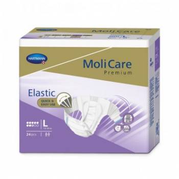 MoliCare Elastic 8 drops size L incontinence briefs 24 pcs