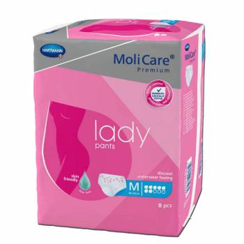 MoliCare Lady Pants 7 drops size M incontinence briefs 8 pcs
