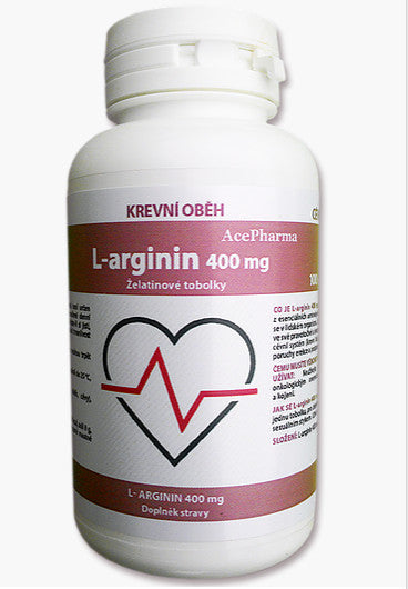 Ace Pharma L-arginine 400mg, 100 capsules