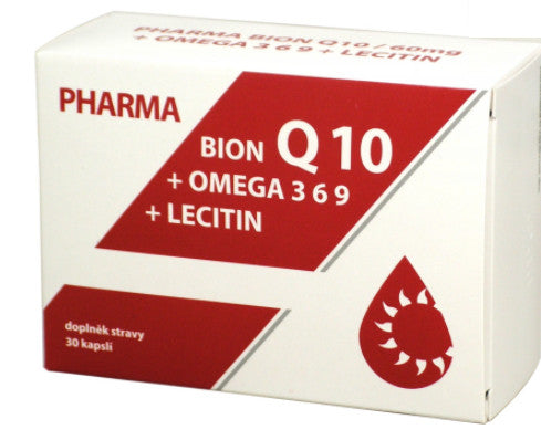 Pharma Bion Q10 / 60mg + omega 3-6-9 + lecithin 30 capsules