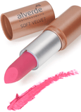 alverde NATURKOSMETIK Soft Velvet 20 Pink Power Lipstick, 8.5 ml