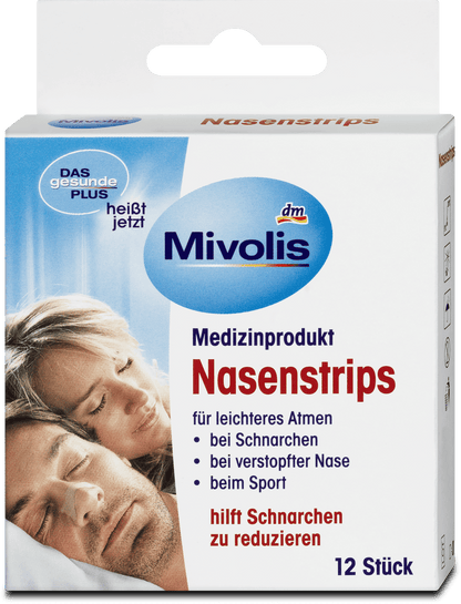 Mivolis nose plasters, 12 pcs