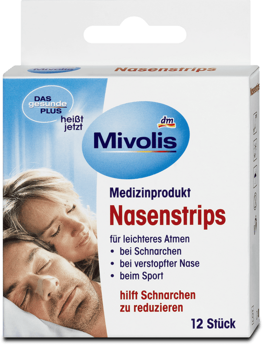 Mivolis nose plasters, 12 pcs