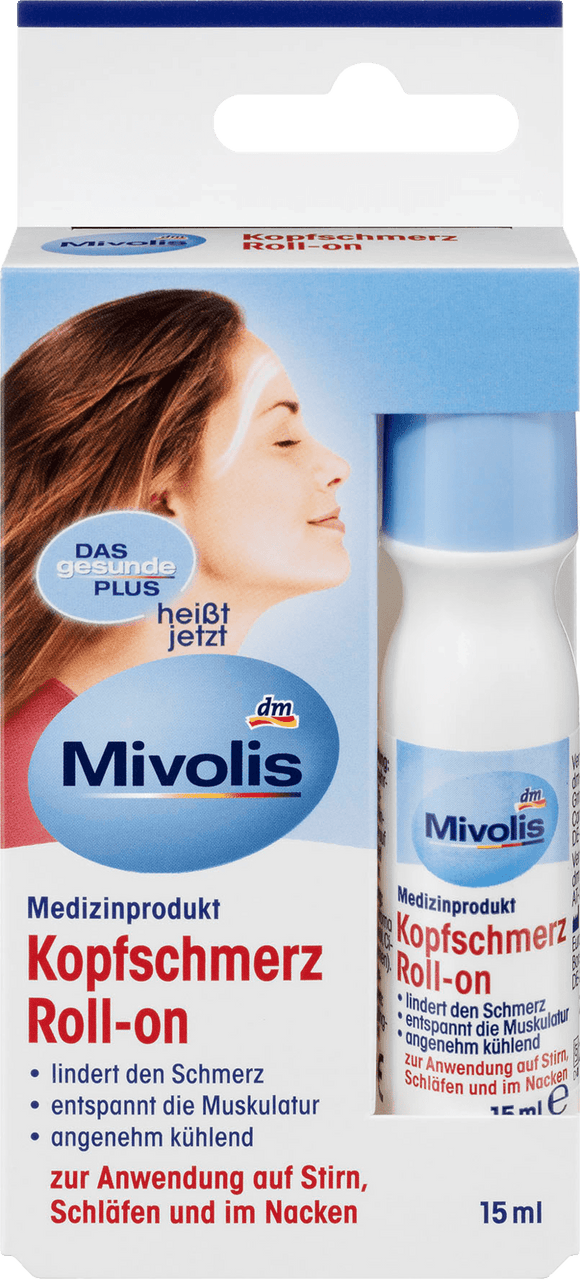 Mivolis roll-on headache treatment, 15 ml