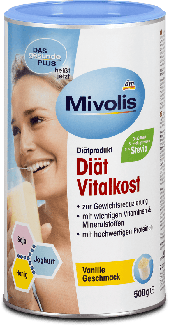 Mivolis diet drink vanilla, 500 g