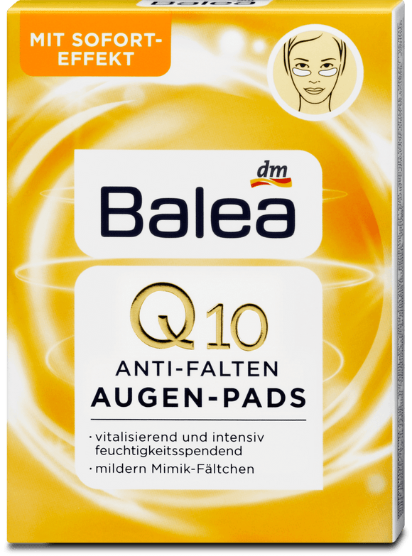 Balea Q10 eye pads, 12 pcs