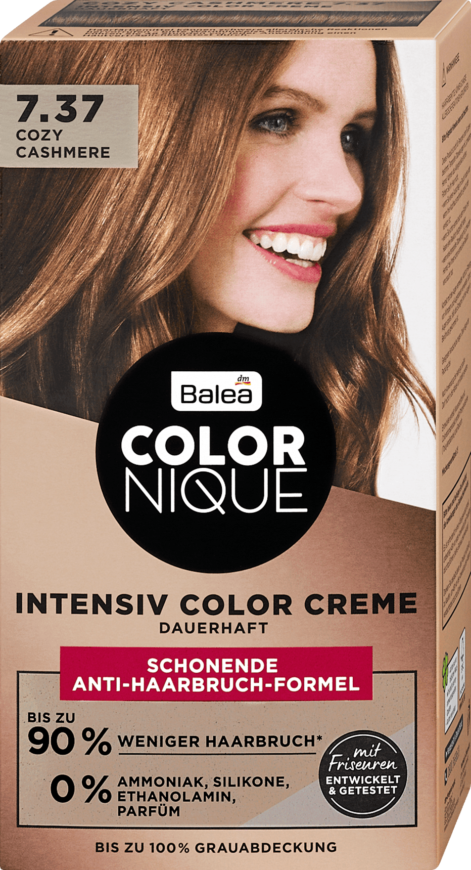 Balea COLORNIQUE Intensive Color Creme Cozy Cashmere 7.37