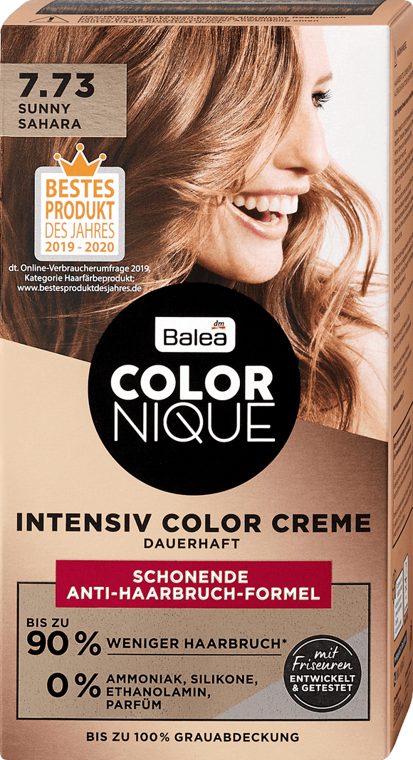 Balea COLORNIQUE Intensive Color Creme Sunny Sahara 7.73