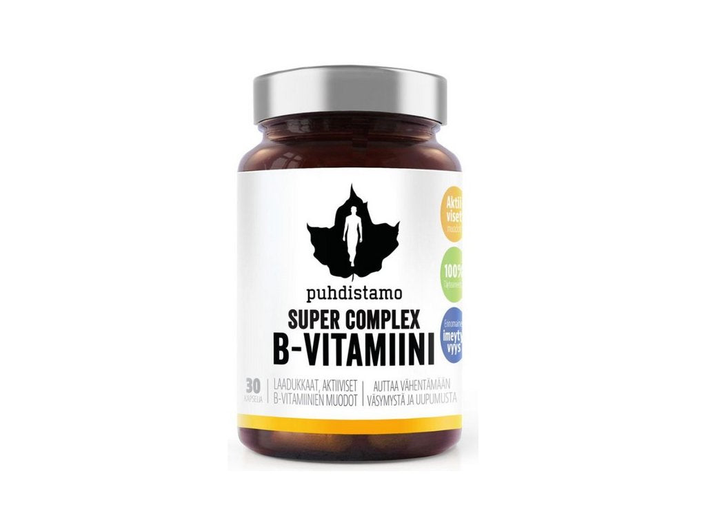 Puhdistamo Super Vitamin B Complex 30 capsules