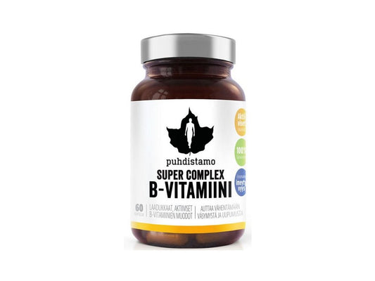 Puhdistamo Super Vitamin B Complex 60 capsules