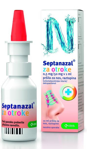 SEPTANAZAL nasal spray for kids 0,5mg - 10ml