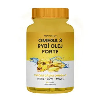 MOVIt Energy Omega 3 Fish oil FORTE 60 capsules