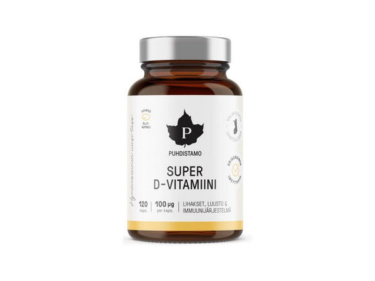 Puhdistamo Super Vitamin D 4000iu 120 capsules