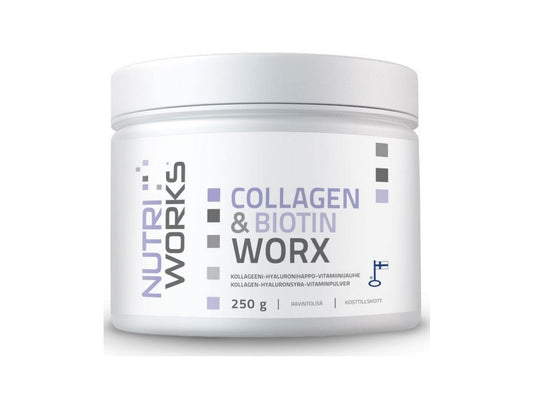 NUTRIWORKS Collagen and Biotin Worx 250g