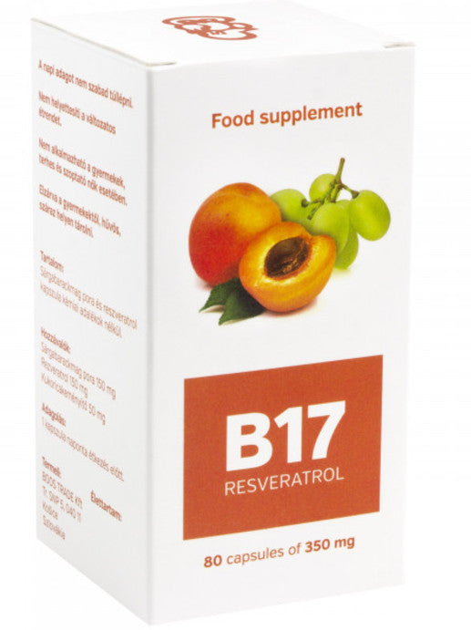 B17 Resveratrol 80 capsules