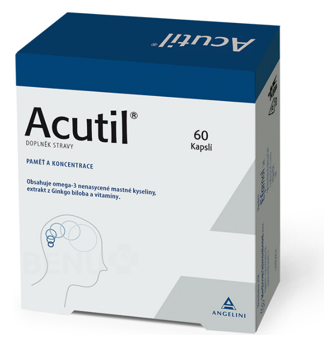 Acutil 60 caps. for memory and concentration - mydrxm.com