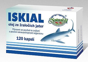 Naturell Iskial shark liver oil 120 capsules