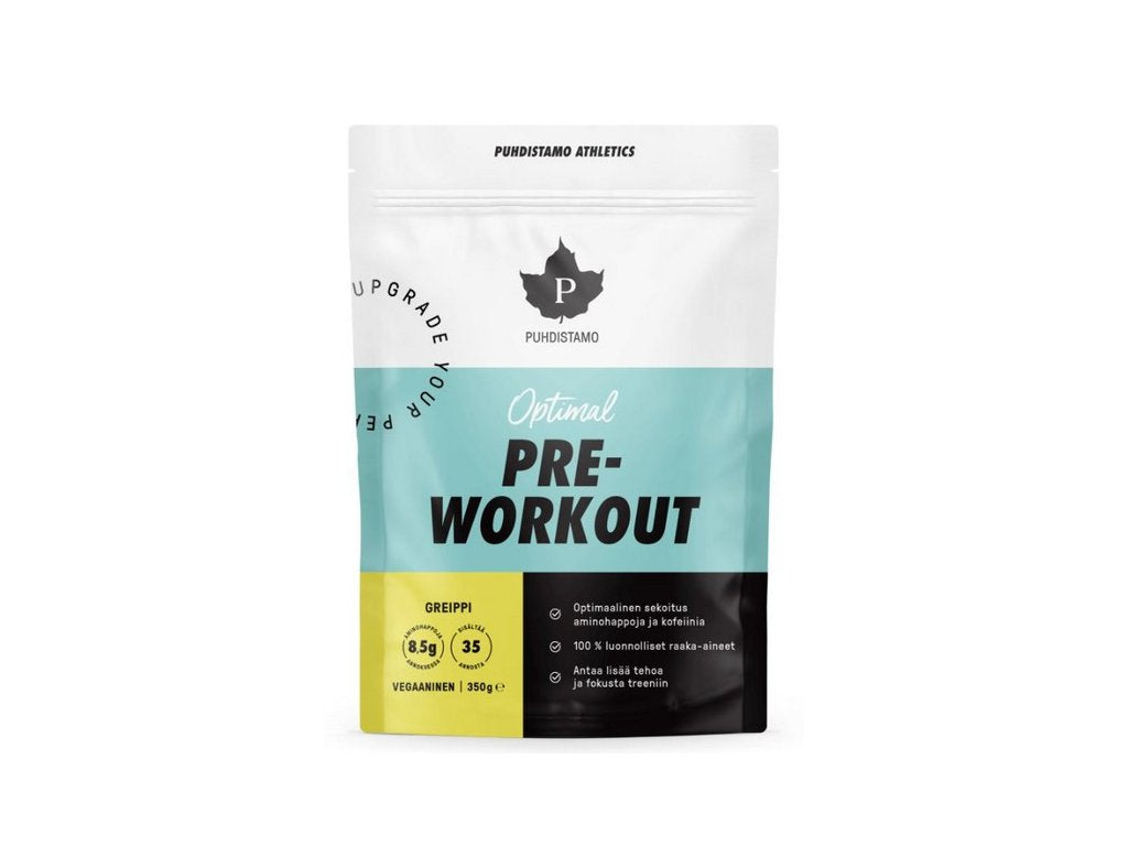 Puhdistamo Pre-Workout + Caffeine 350g Grapefruit flavor