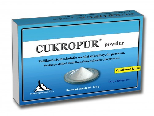 CUKROPUR powder powdered table-top sweetener 100 g