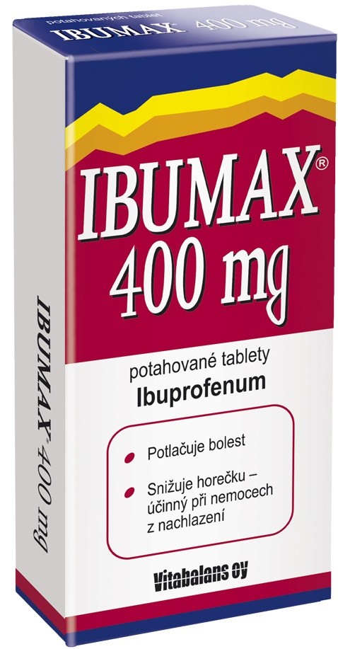 IBUMAX 400mg - 10 film-coated tablets