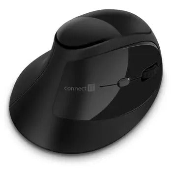 Connect IT CMO-2801-BK ergonomic vertical mouse black